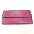 Louis Vuitton Epi Fuchsia Purple Epi Leather Long Wallet
