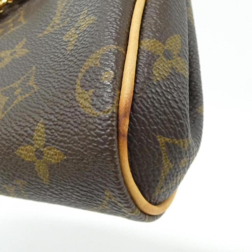Louis Vuitton Brown Coated Canvas Shoulder Bag