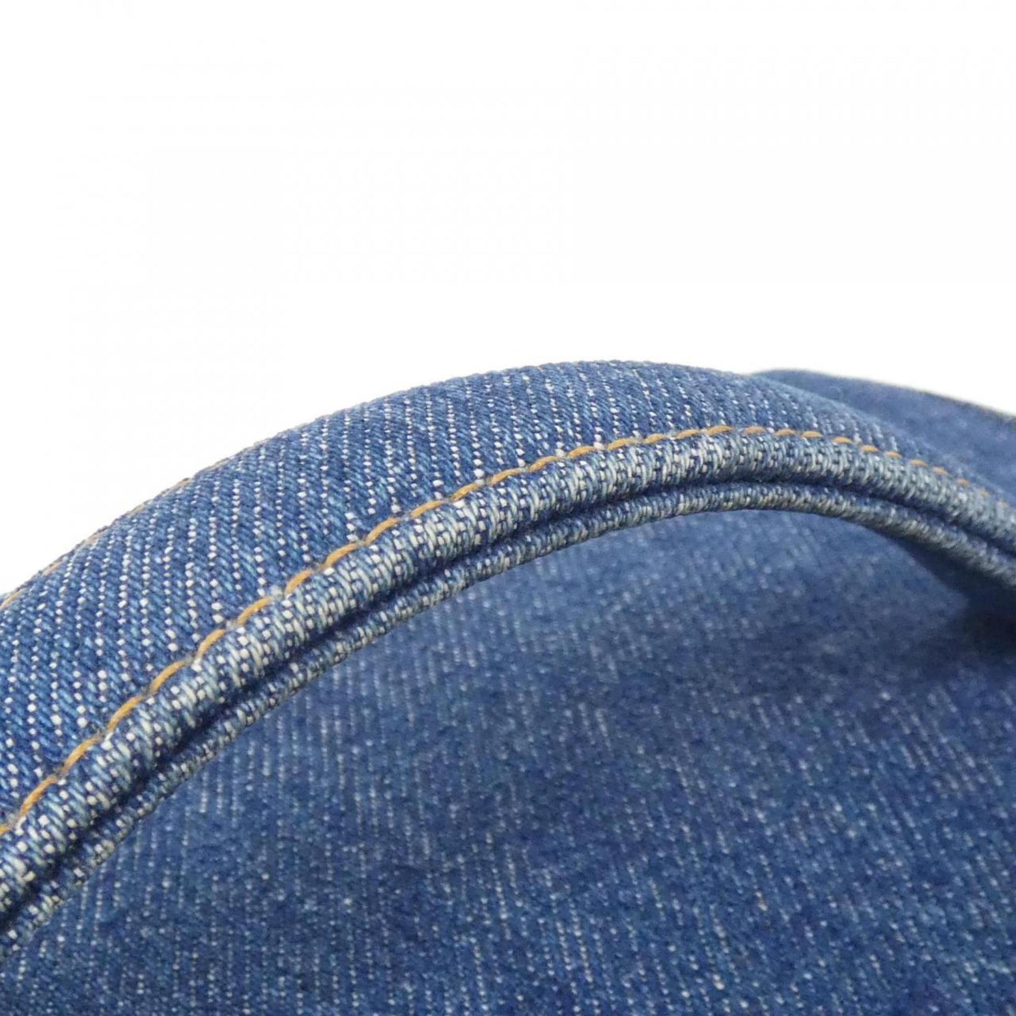 Chanel Blue Denim Handbag