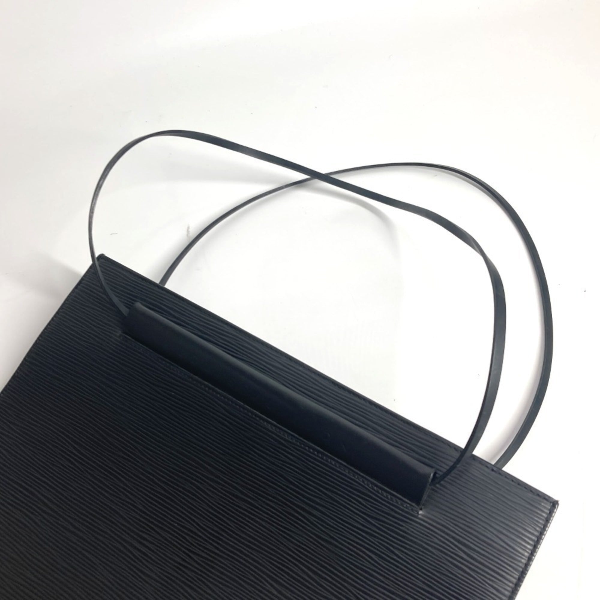Louis Vuitton Epi Black Noir Epi Leather Shoulder Bag Tote Bag