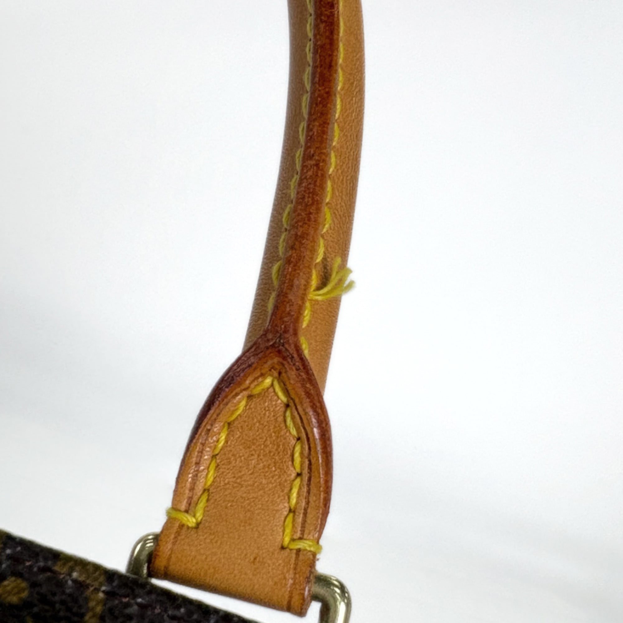 Louis Vuitton Brown Monogram Handbag Tote Bag
