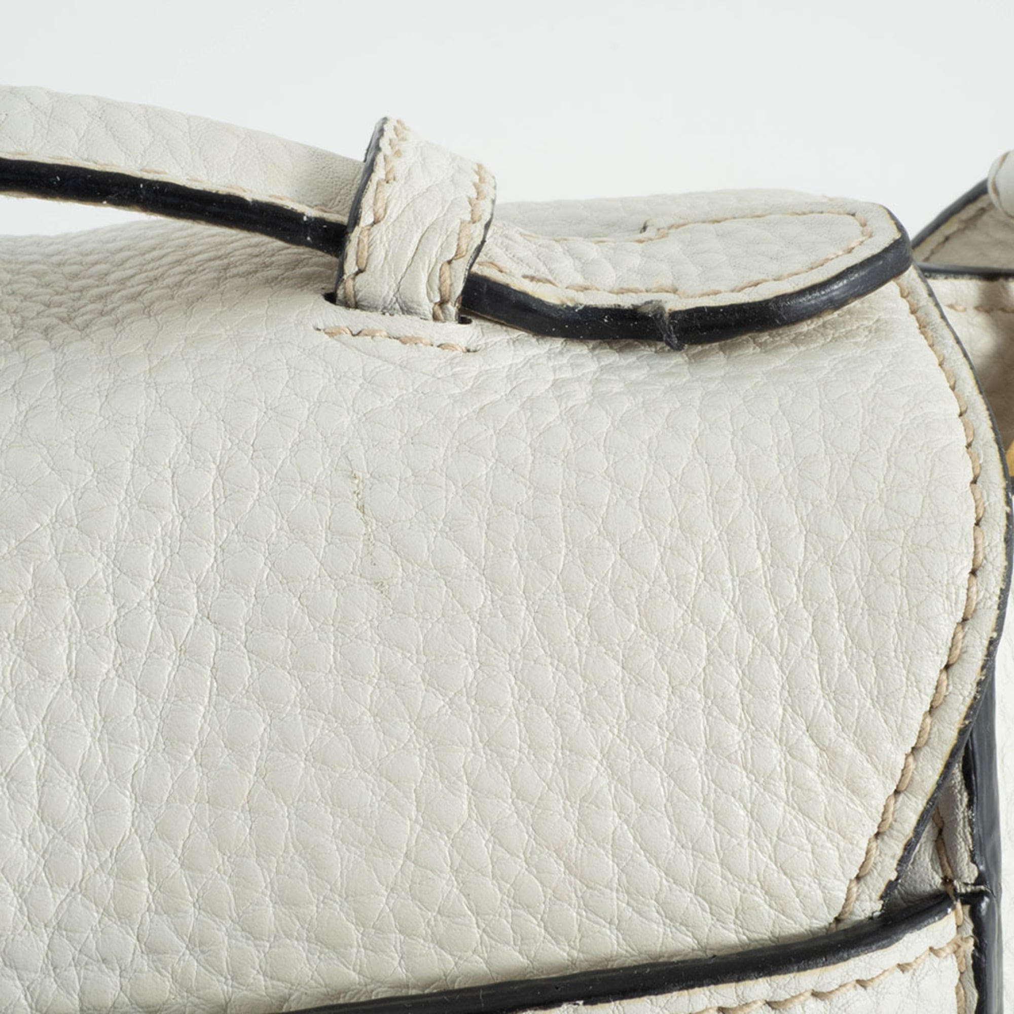 Prada White Leather Handbag