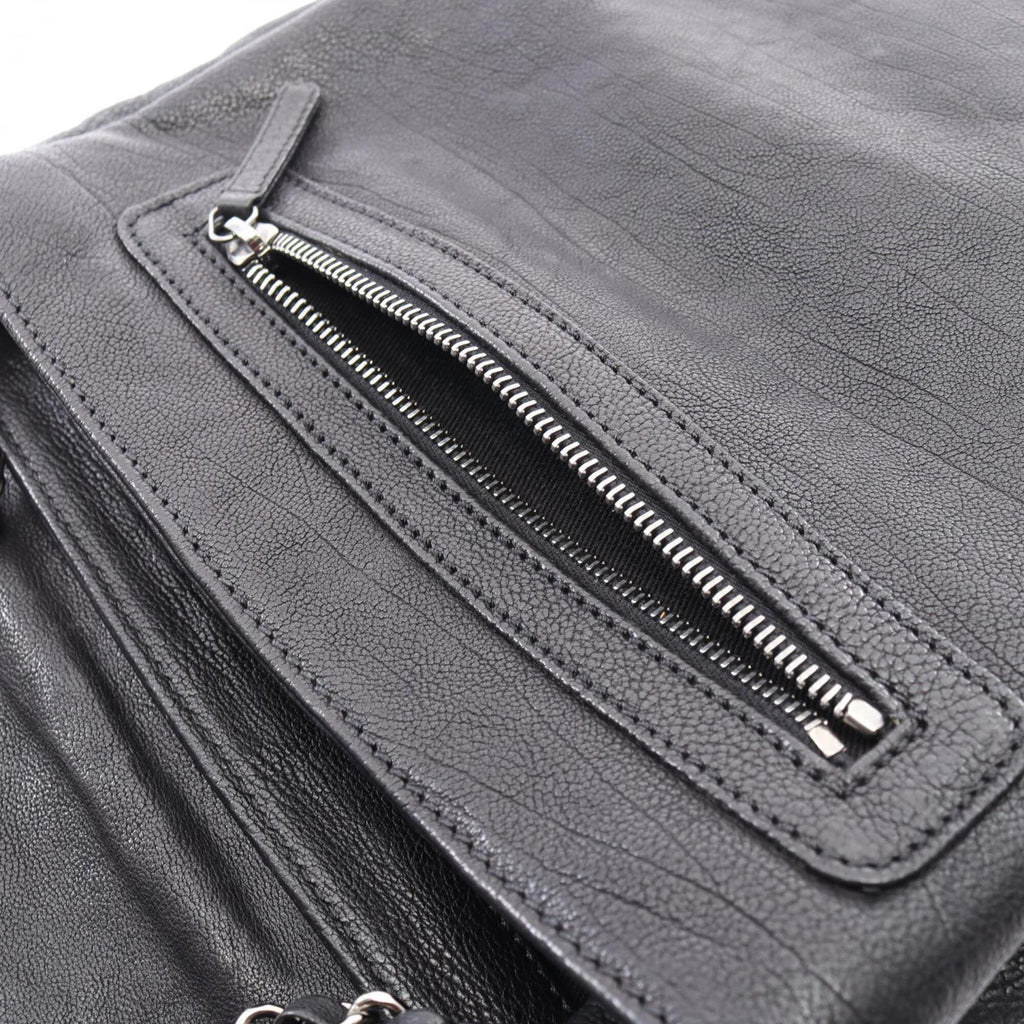 Chanel Black Leather Shoulder Bag