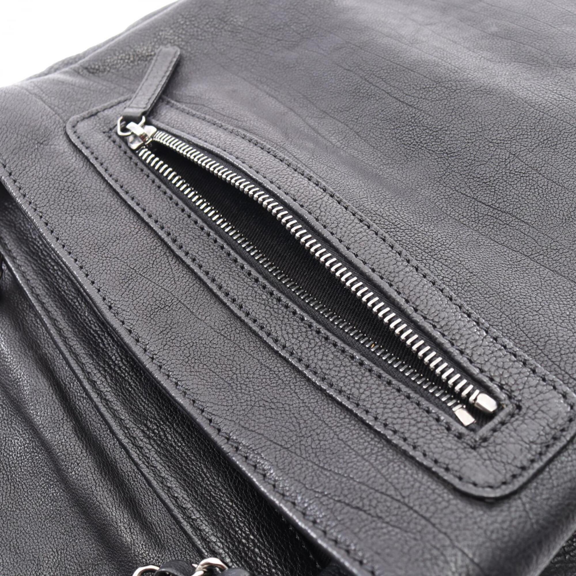 Chanel Black Leather Shoulder Bag