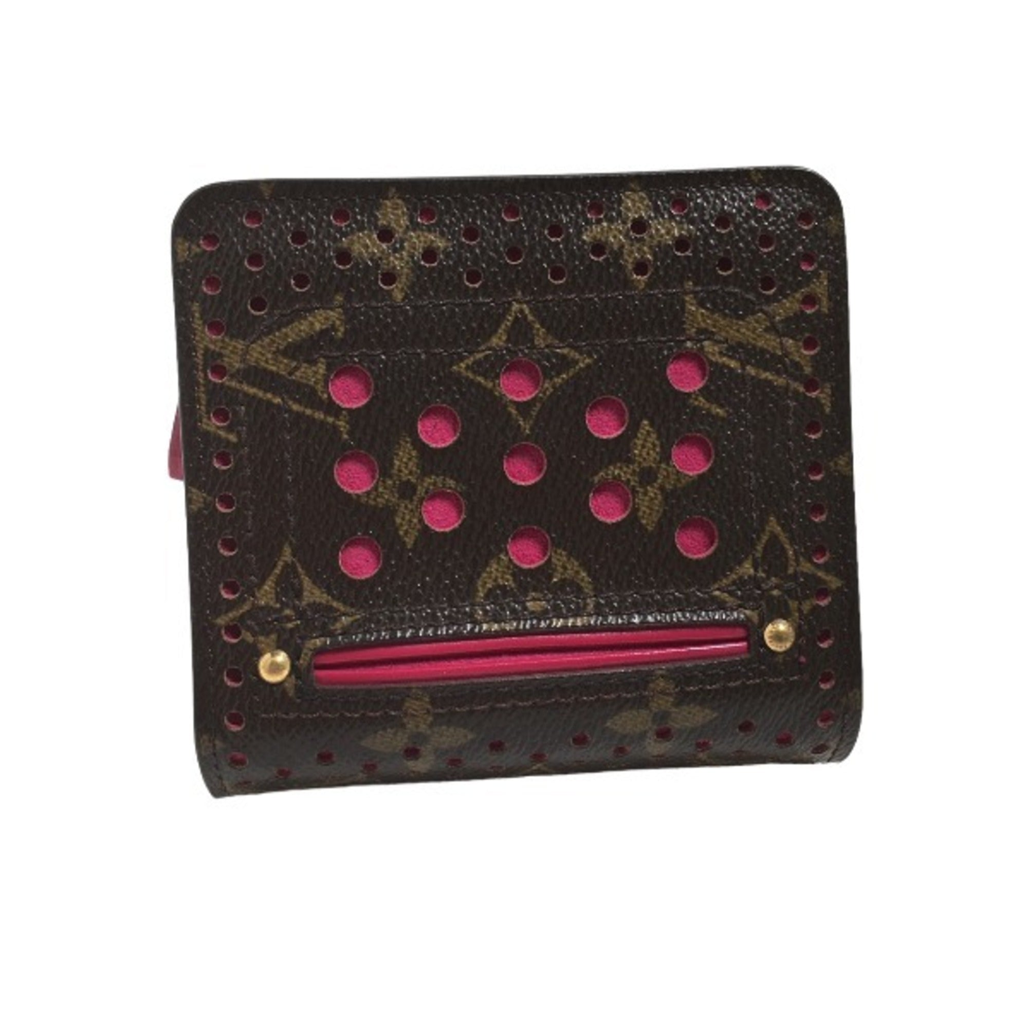 Louis Vuitton Fuchsia Monogram Perforated Wallet