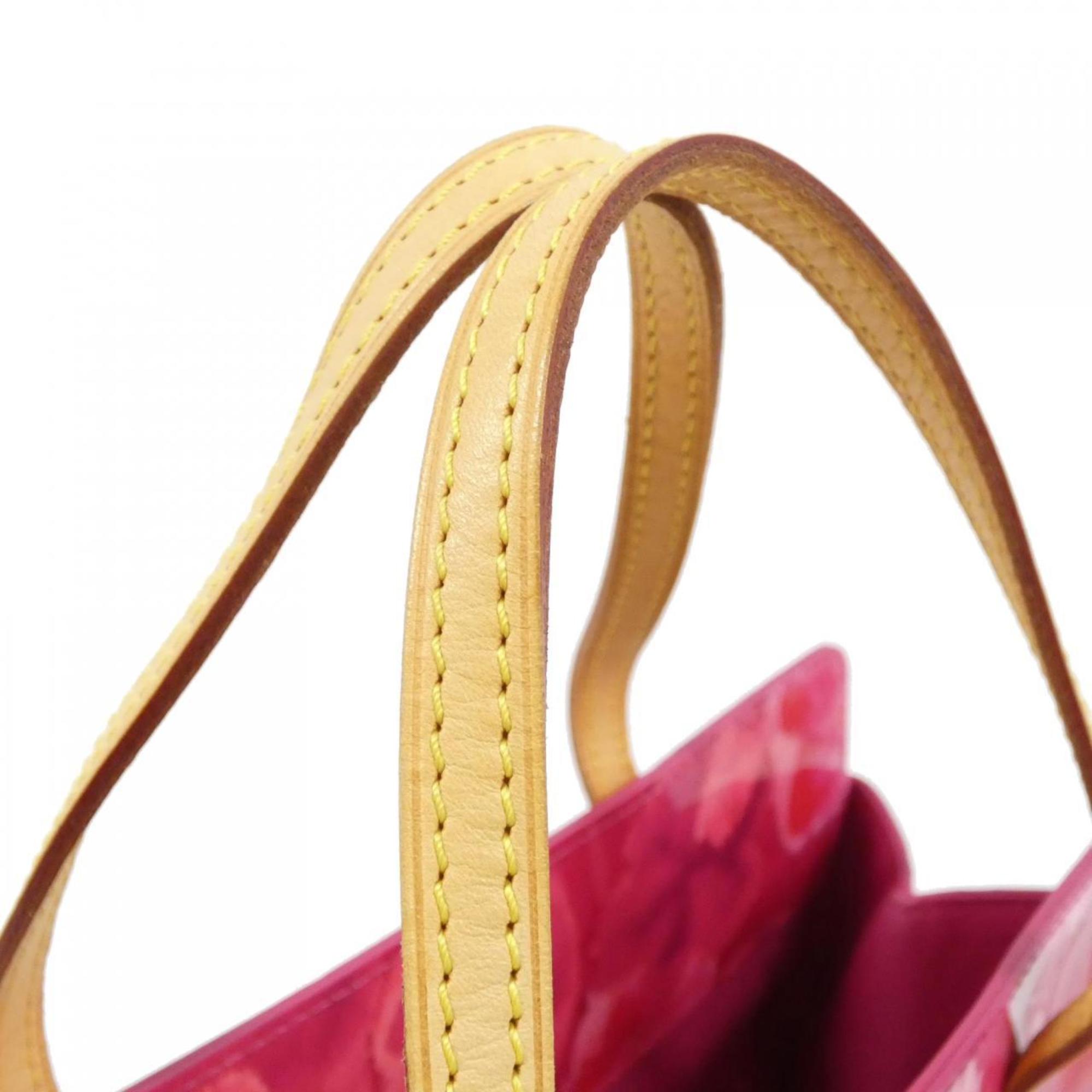 Louis Vuitton Indian Rose Rose Leather Handbag