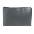 Saint Laurent Black Leather Clutch Bag Pouch (Pre-Owned)