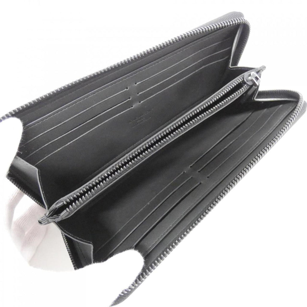 Louis Vuitton Black Leather Long Wallet