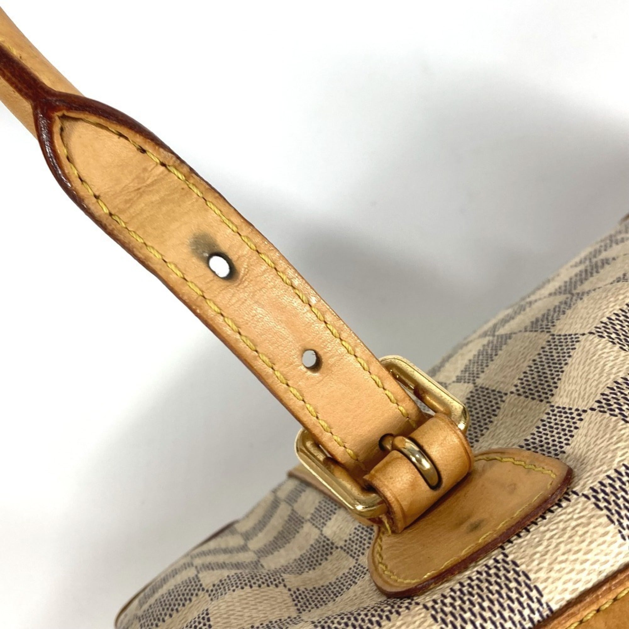 Louis Vuitton White Handbag Tote Bag