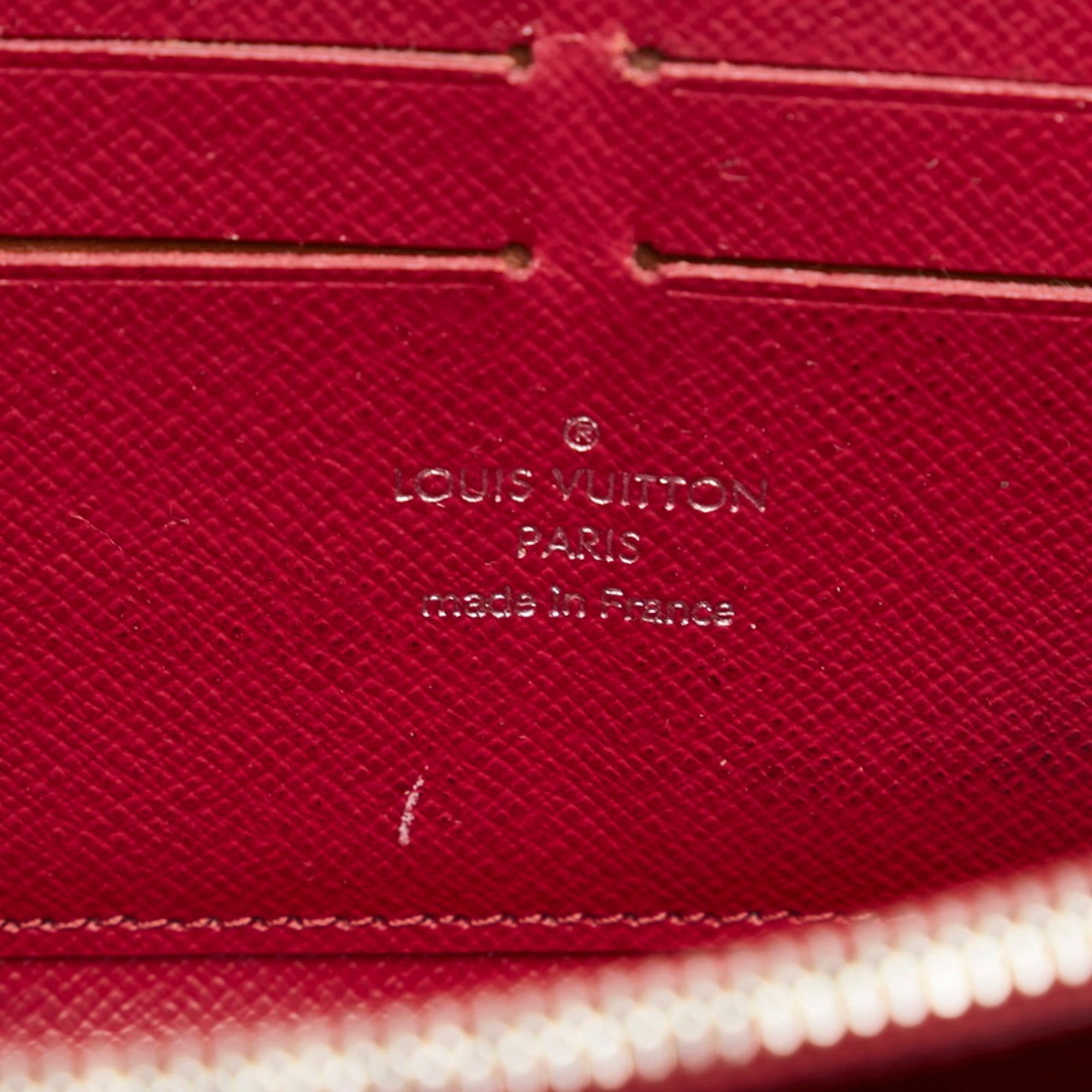Louis Vuitton Fuchsia Purple Leather Long Wallet