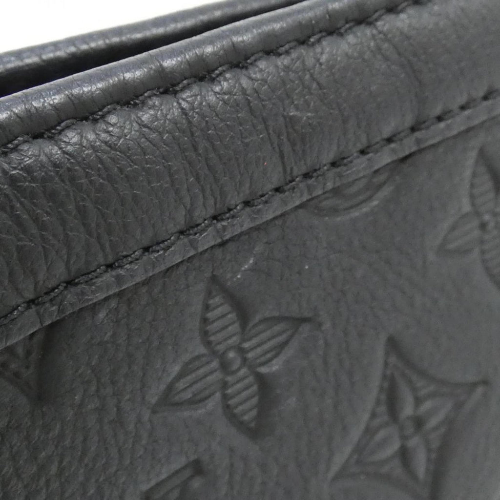 Louis Vuitton Black Leather Shoulder Bag