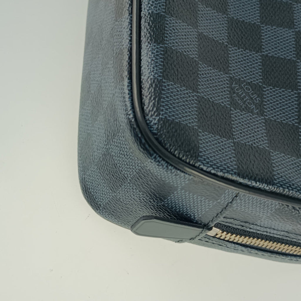 Louis Vuitton Damier Cobalt Navy Canvas Clutch Bag Pouch