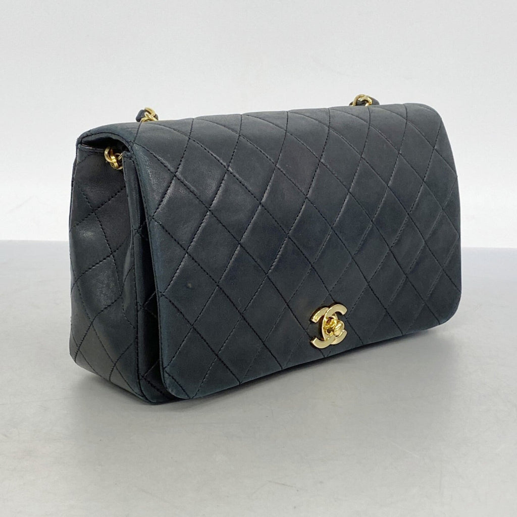 Chanel Black Leather Shoulder Bag