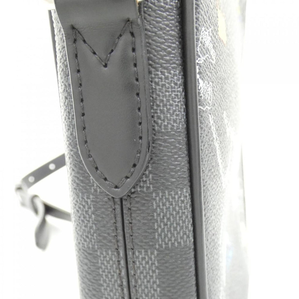 Louis Vuitton Graphite Coated Canvas Shoulder Bag