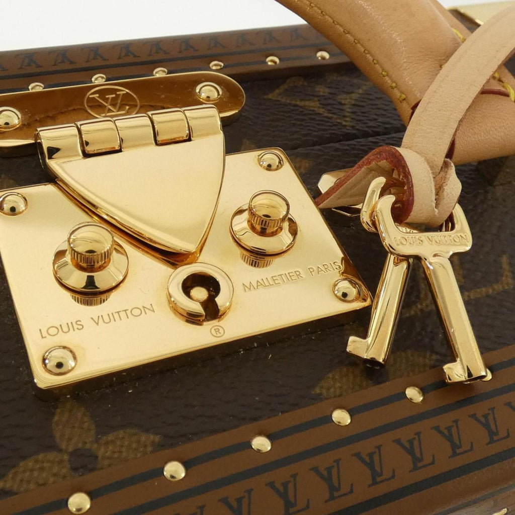 Louis Vuitton Marron Coated Canvas Handbag