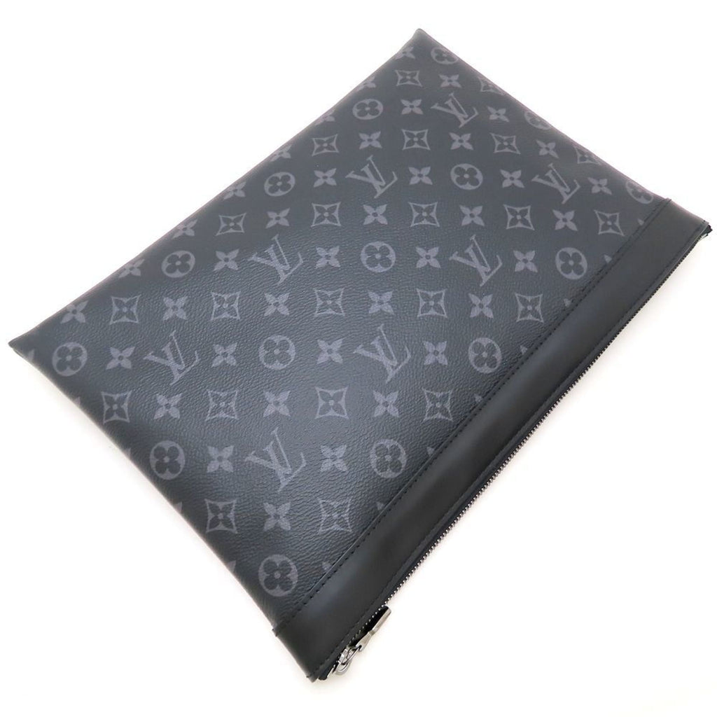 Louis Vuitton Monogram Eclipse Noir Monogram Eclipse Clutch Bag Pochette
