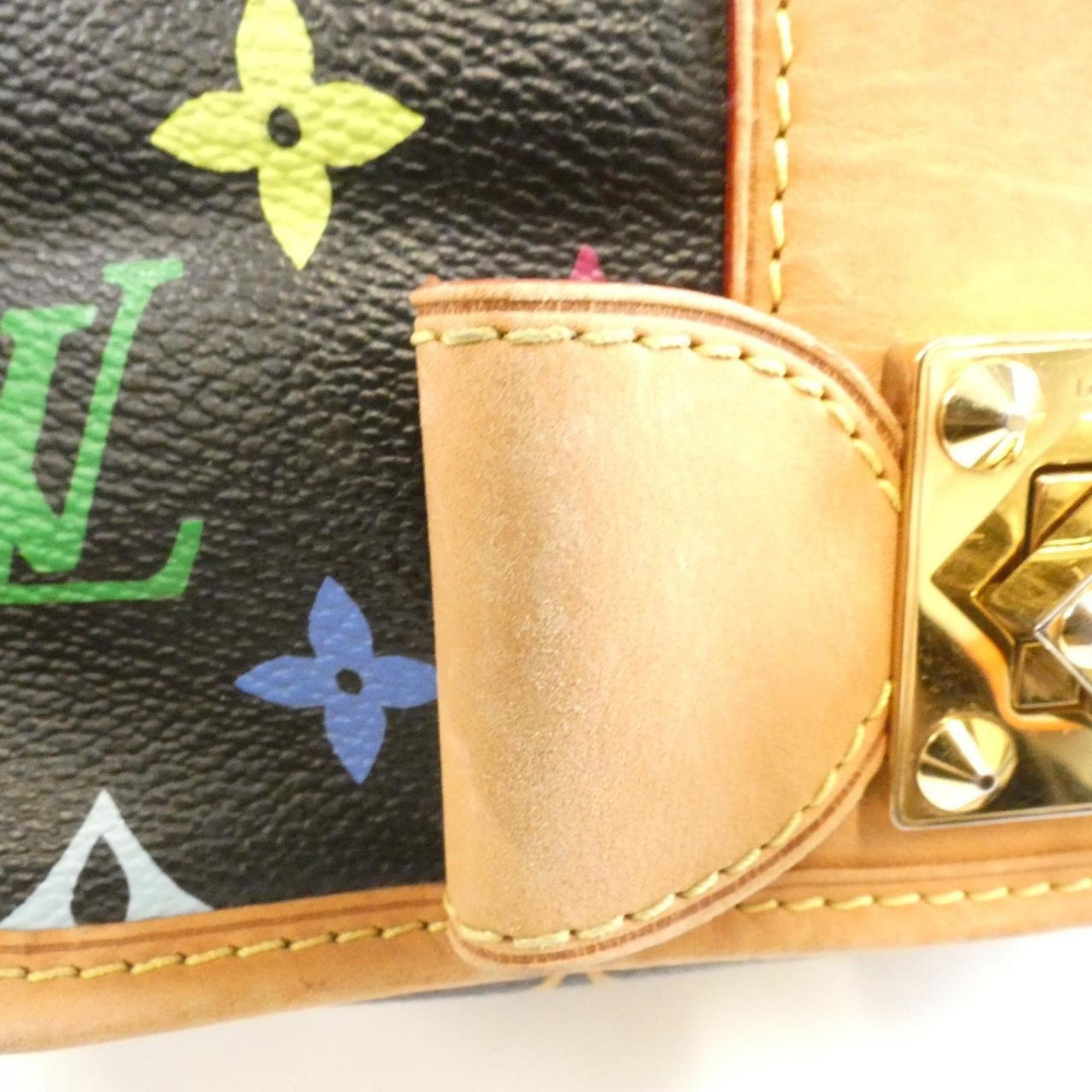 Louis Vuitton Black Coated Canvas Shoulder Bag