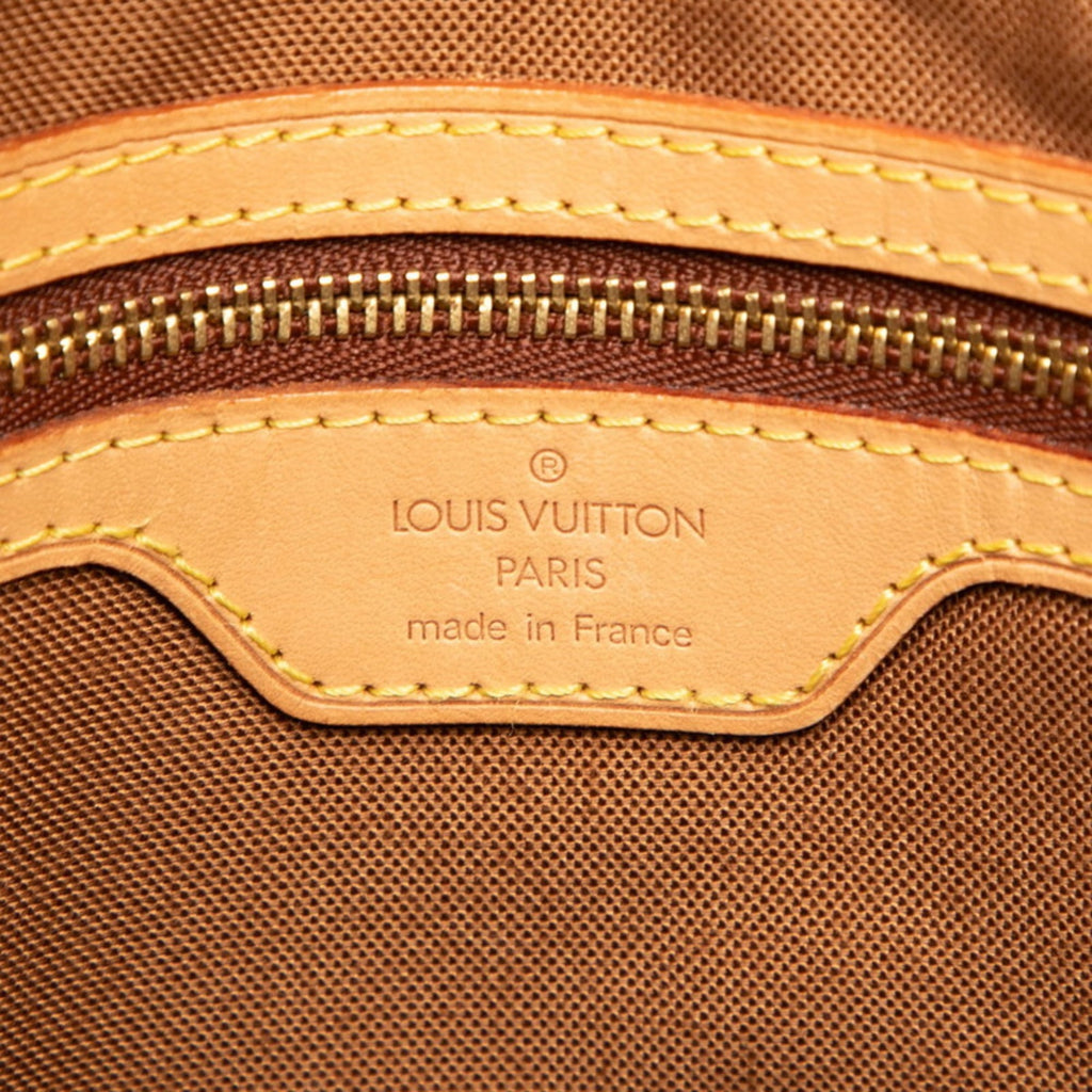 Louis Vuitton Brown Pvc Leather Tote Bag