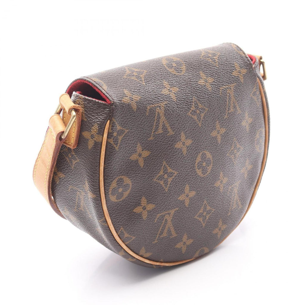 Louis Vuitton Brown Pvc Coated Canvas Leather Shoulder Bag