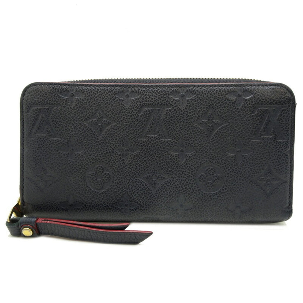 Louis Vuitton Marine Rouge Navy Monogram Empreinte Long Wallet
