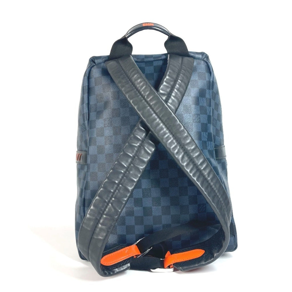 Louis Vuitton Damier Cobalt Navy Orange Backpack