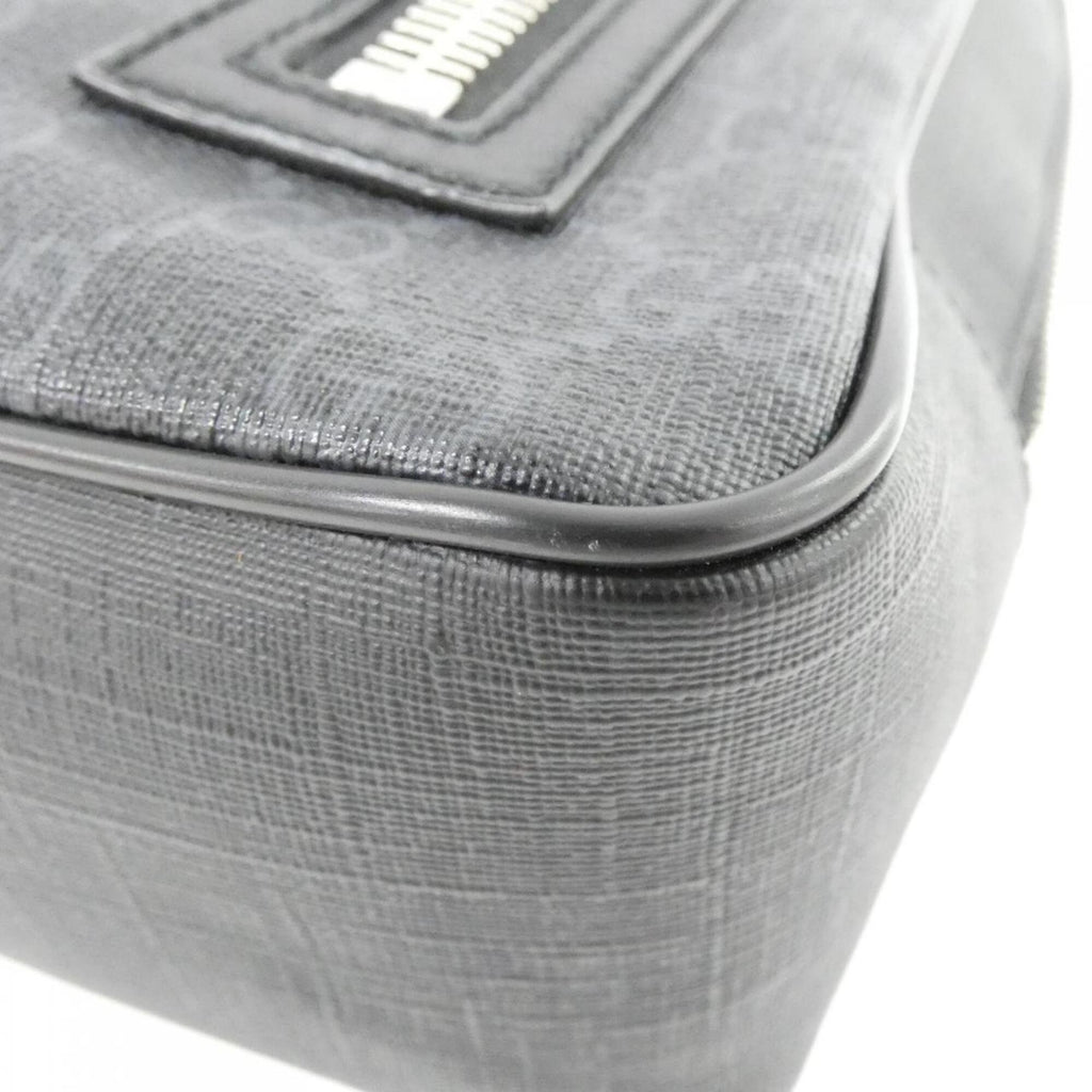 Gucci Black Gray Gg Supreme Shoulder Bag (Pre-Owned)