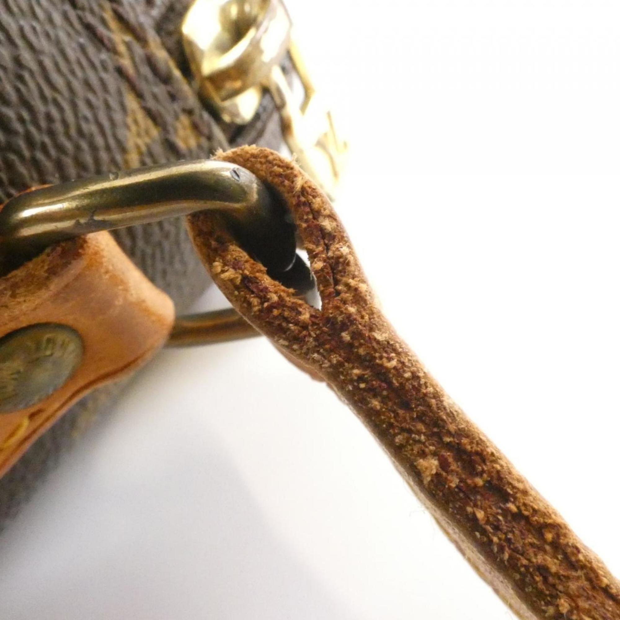 Louis Vuitton Marron Coated Canvas Shoulder Bag