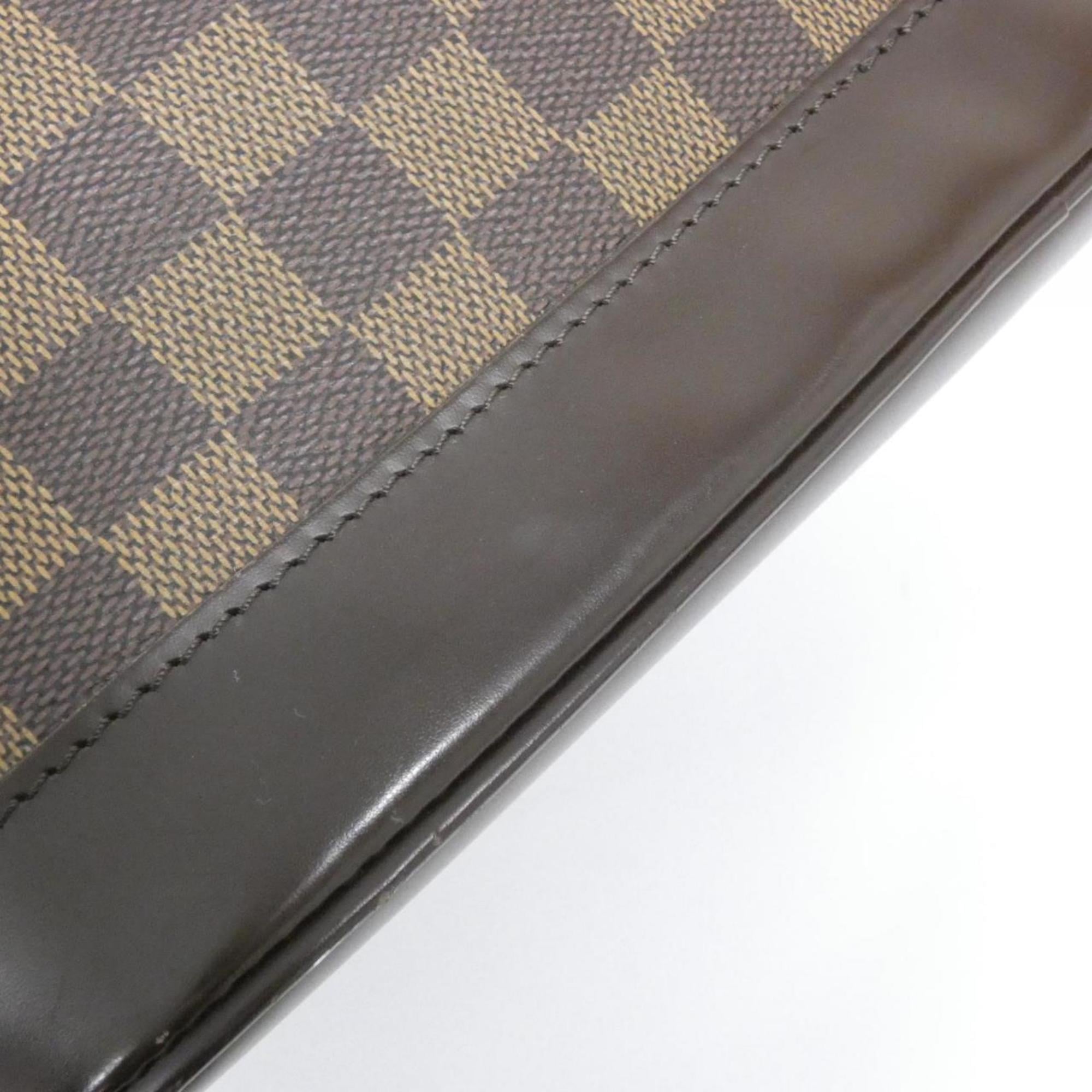 Louis Vuitton Brown Coated Canvas Handbag