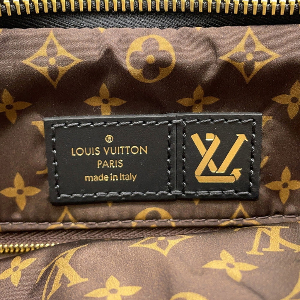 Louis Vuitton Noir Nylon Monogram Backpack