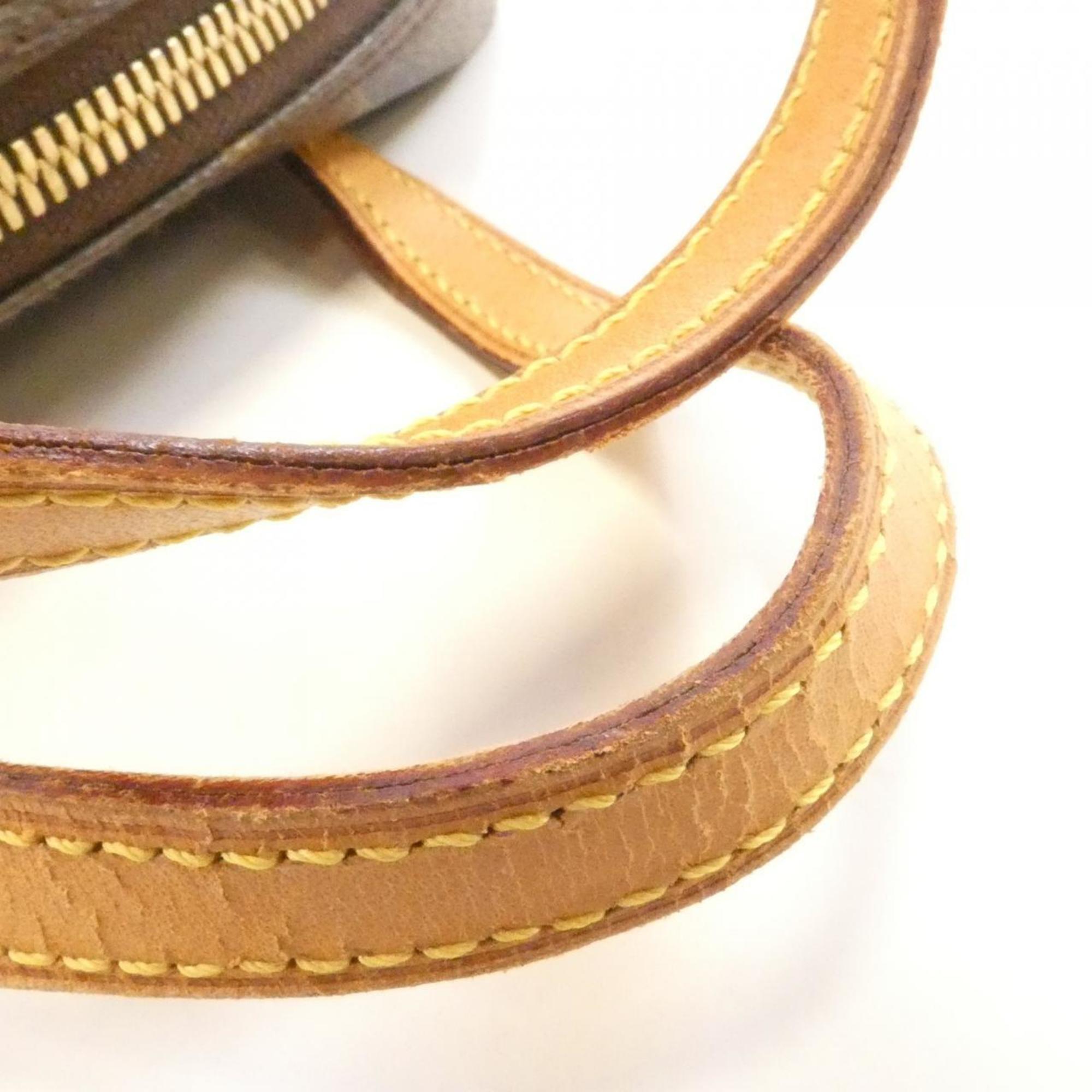Louis Vuitton Brown Coated Canvas Handbag