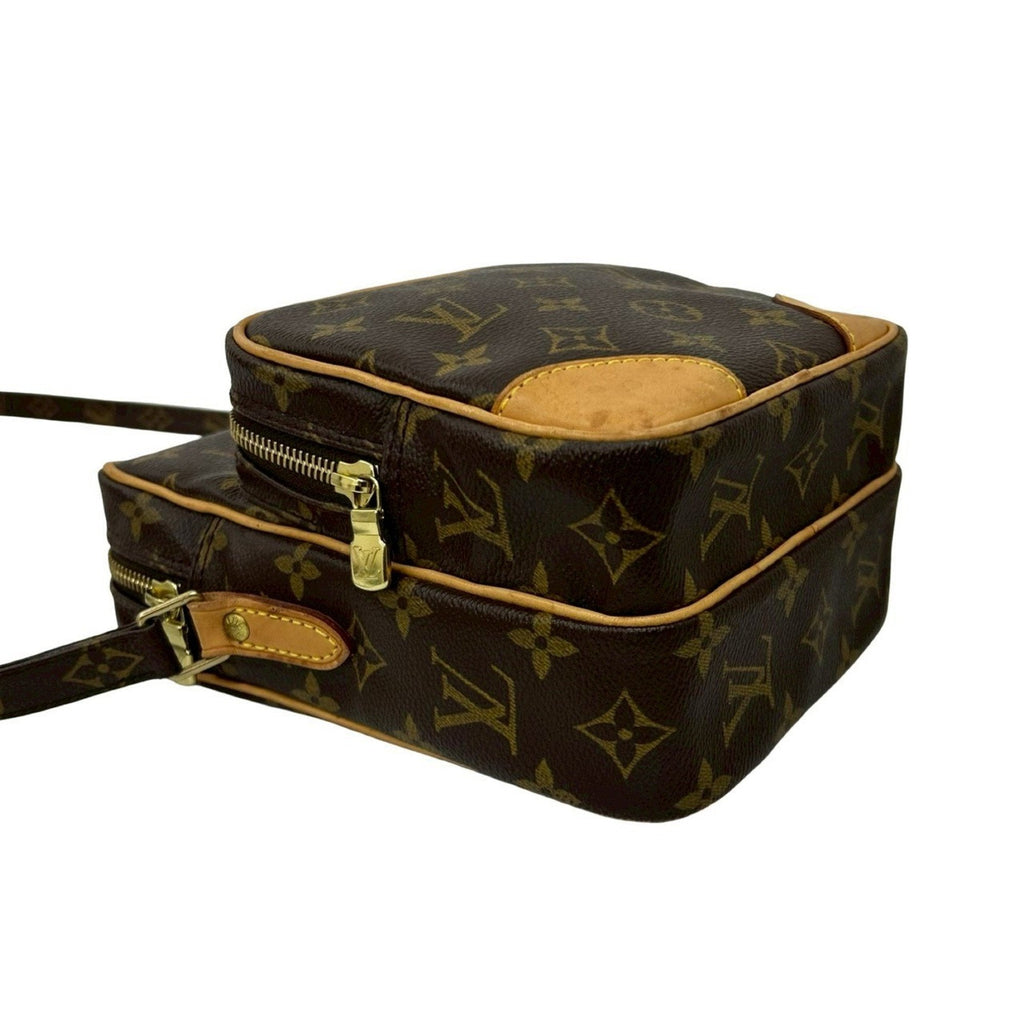 Louis Vuitton Brown Leather Pvc Pochette Shoulder Bag