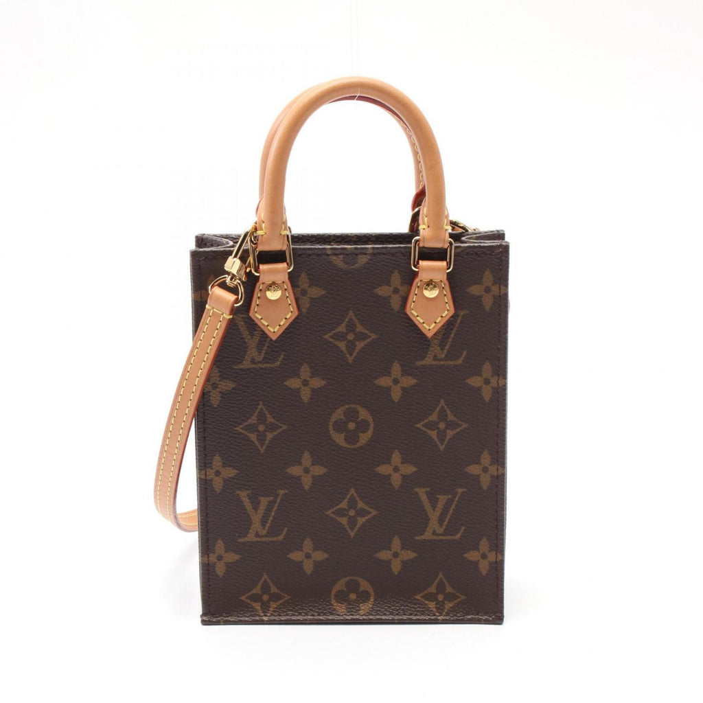 Louis Vuitton Brown Coated Canvas Leather Handbag