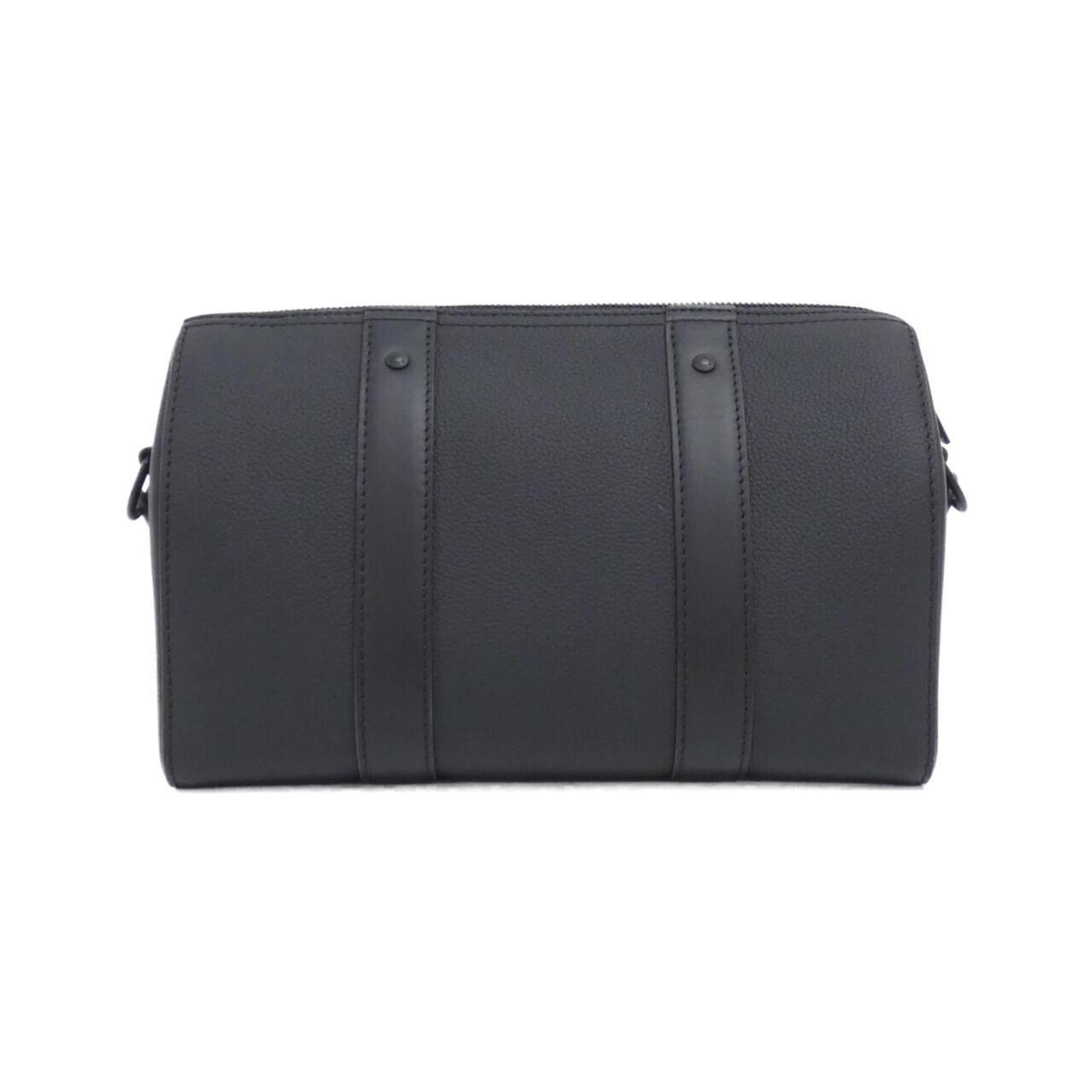 Louis Vuitton Black Leather Shoulder Bag