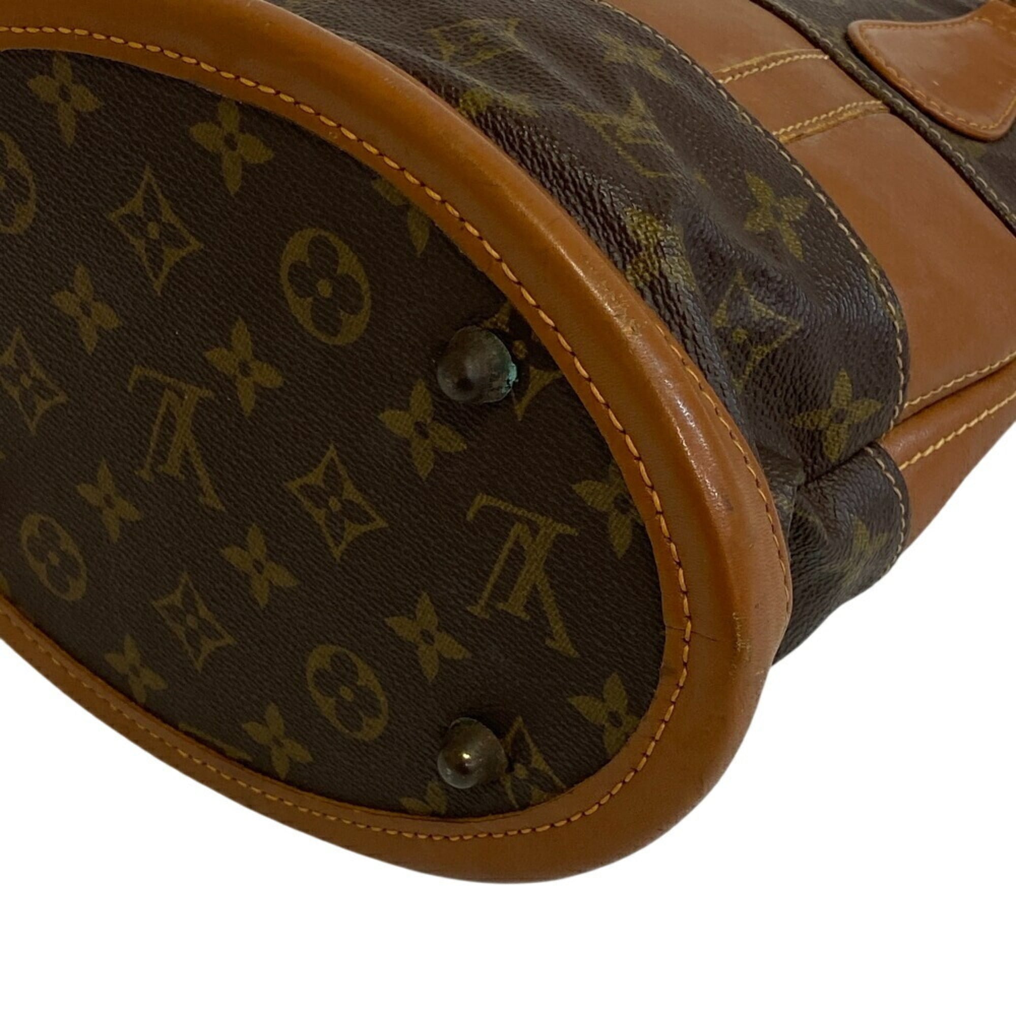 Louis Vuitton Brown Monogram Handbag Shoulder Bag Tote Bag