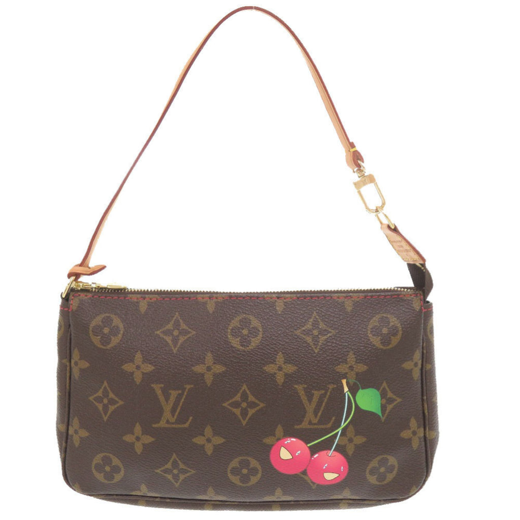 Louis Vuitton Brown Monogram Cherry Monogram Canvas Pochette Pouch