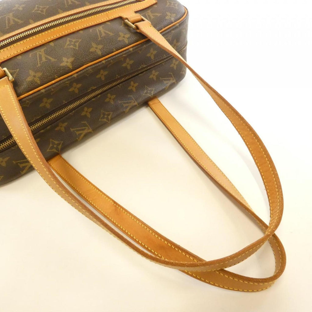 Louis Vuitton Brown Coated Canvas Shoulder Bag