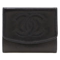 Chanel Black Leather Coin Purse/Coin Case