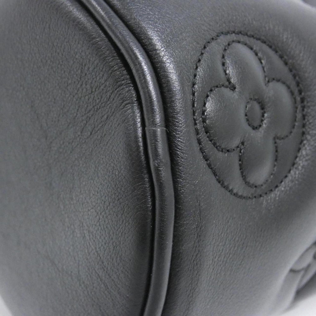 Louis Vuitton Black Leather Shoulder Bag