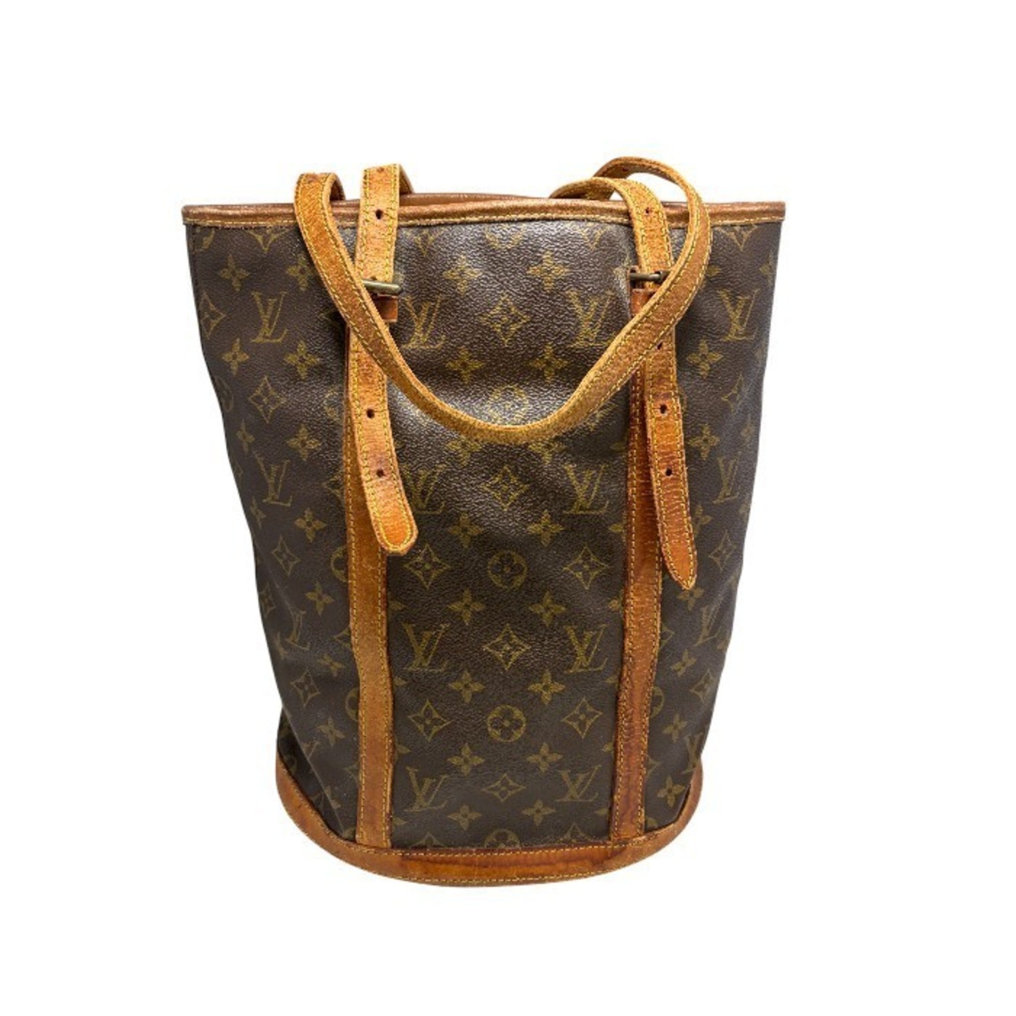Louis Vuitton Brown Pvc Leather Shoulder Bag