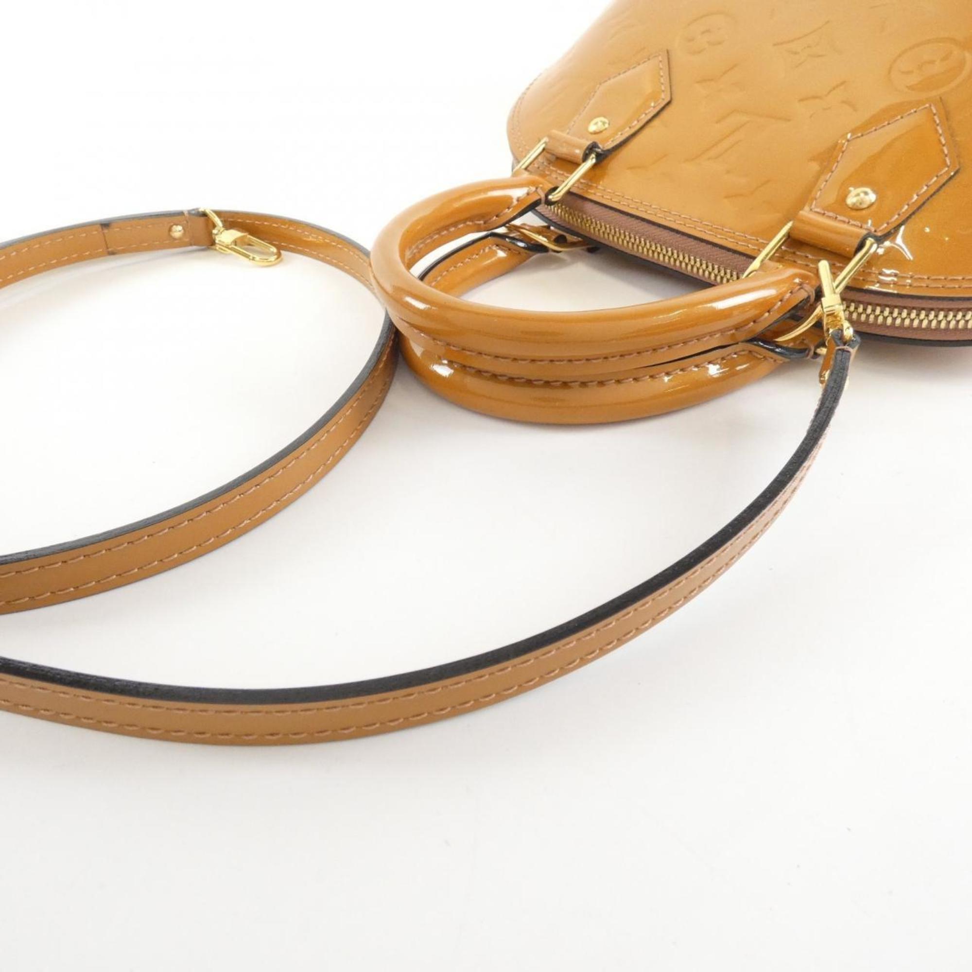 Louis Vuitton Beige Gold Leather Handbag