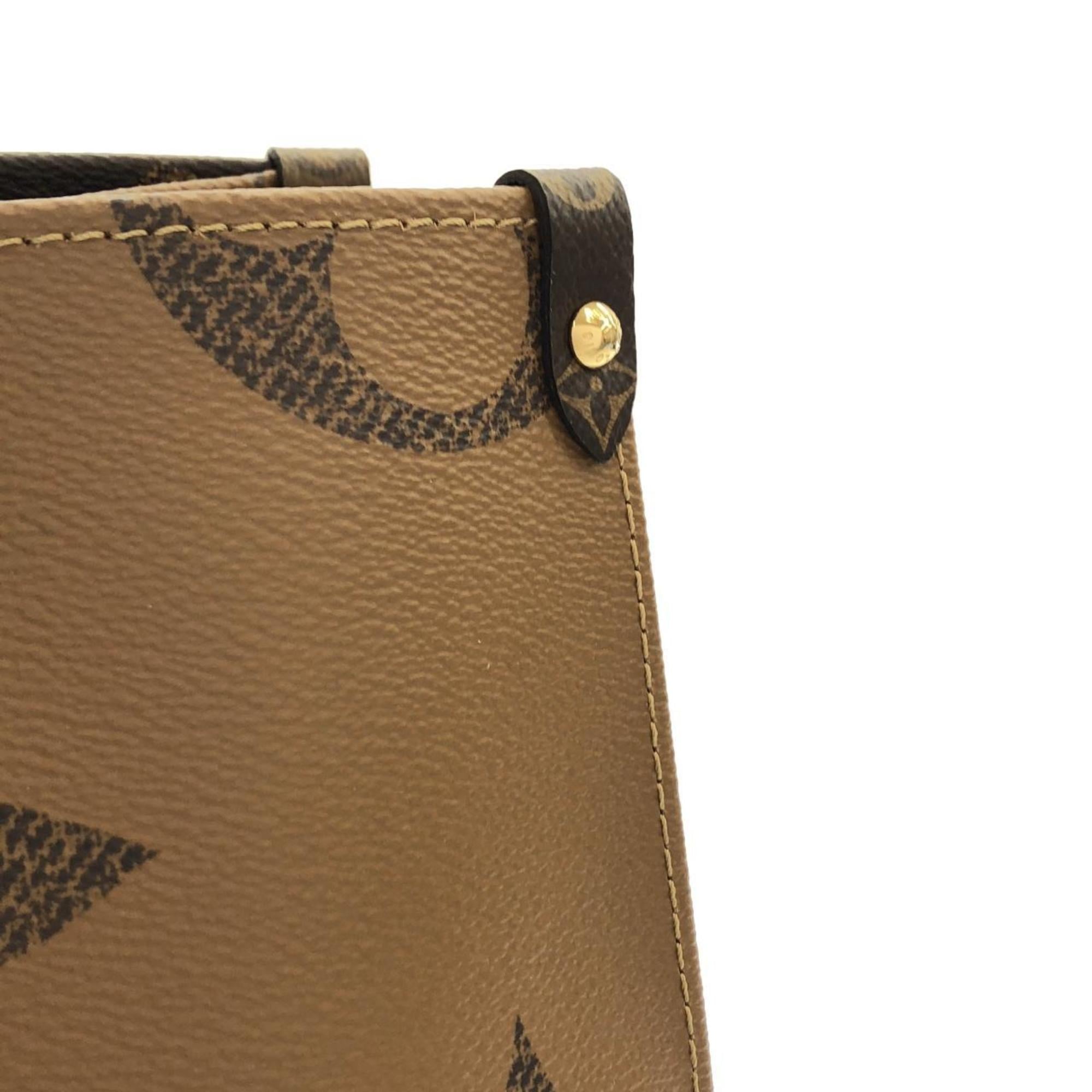 Louis Vuitton Monogram Marron Coated Canvas Handbag