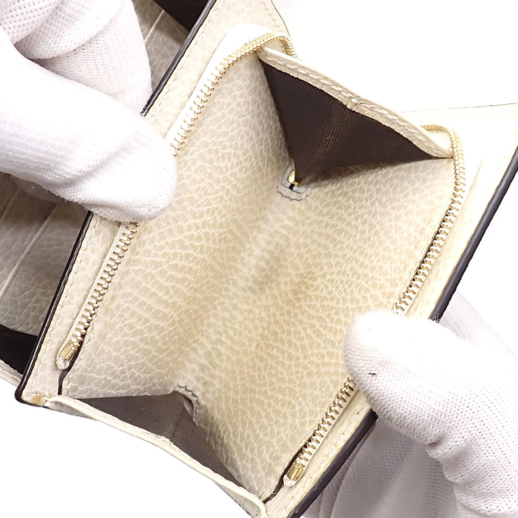 Gucci Ivory Pvc Wallet (Bi-Fold) (Pre-Owned)