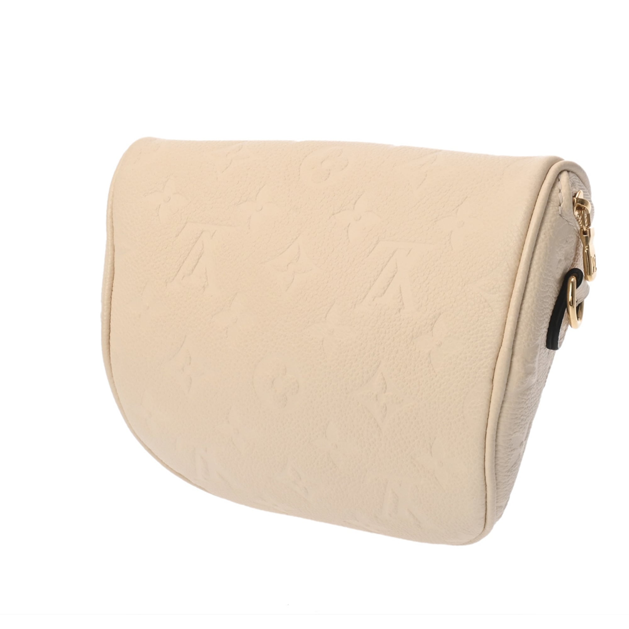 Louis Vuitton Cream Leather Shoulder Bag