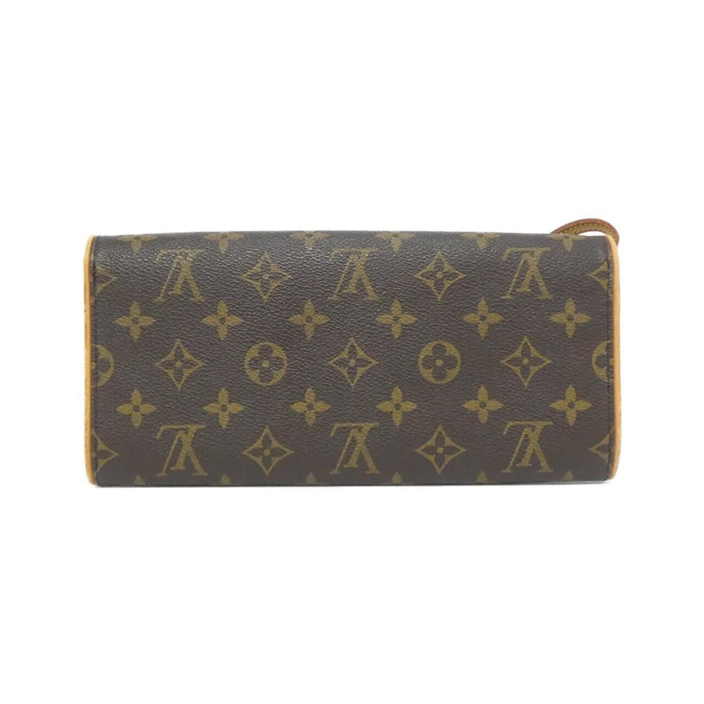 Louis Vuitton Brown Coated Canvas Pochette Shoulder Bag