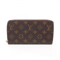 Louis Vuitton Brown Fuchsia Pink Pvc Coated Canvas Leather Long Wallet