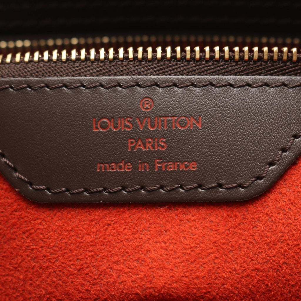 Louis Vuitton Brown Ebene Coated Canvas Leather Handbag