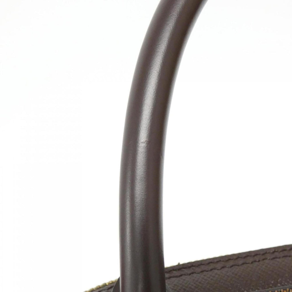 Louis Vuitton Brown Coated Canvas Handbag