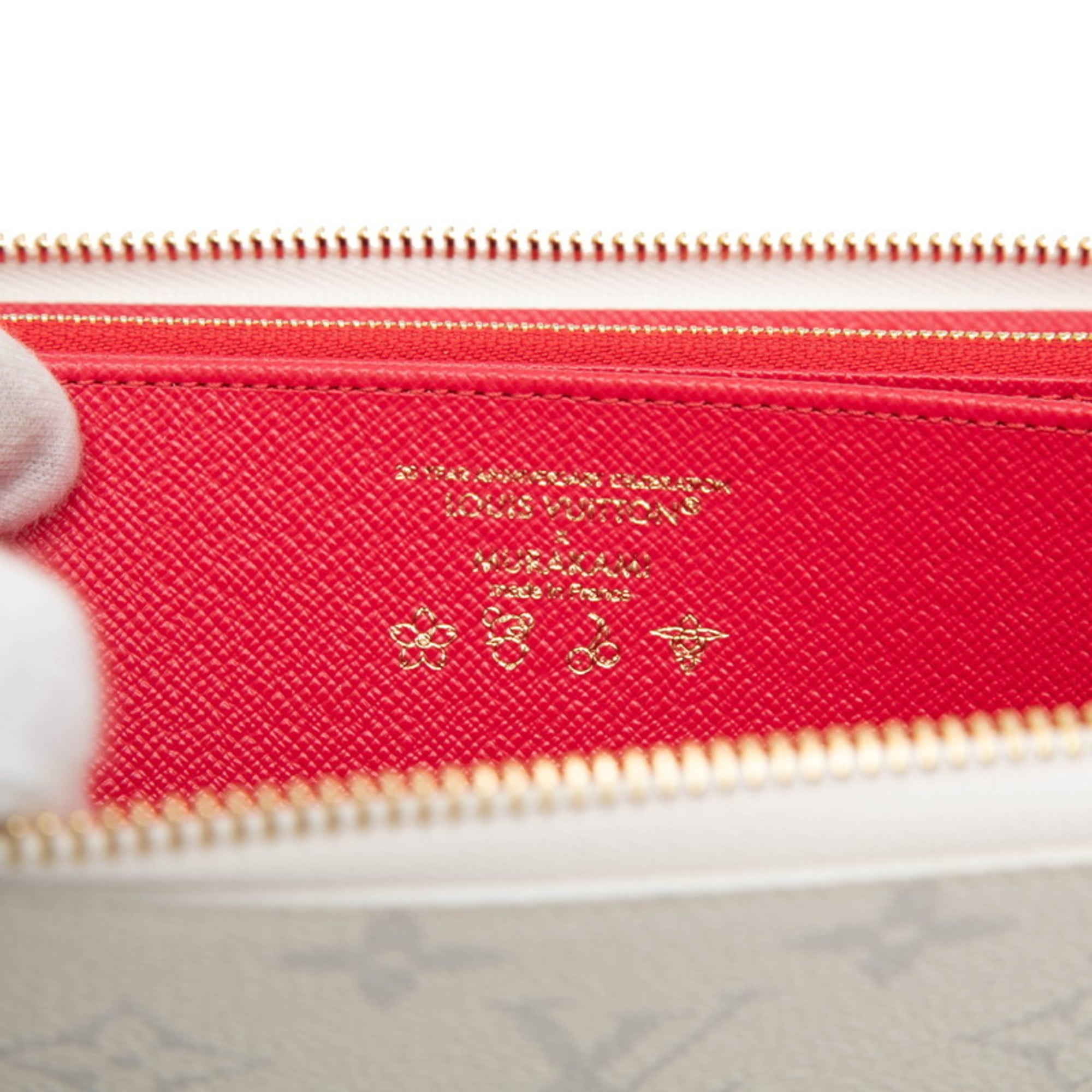 Louis Vuitton White Pvc Long Wallet