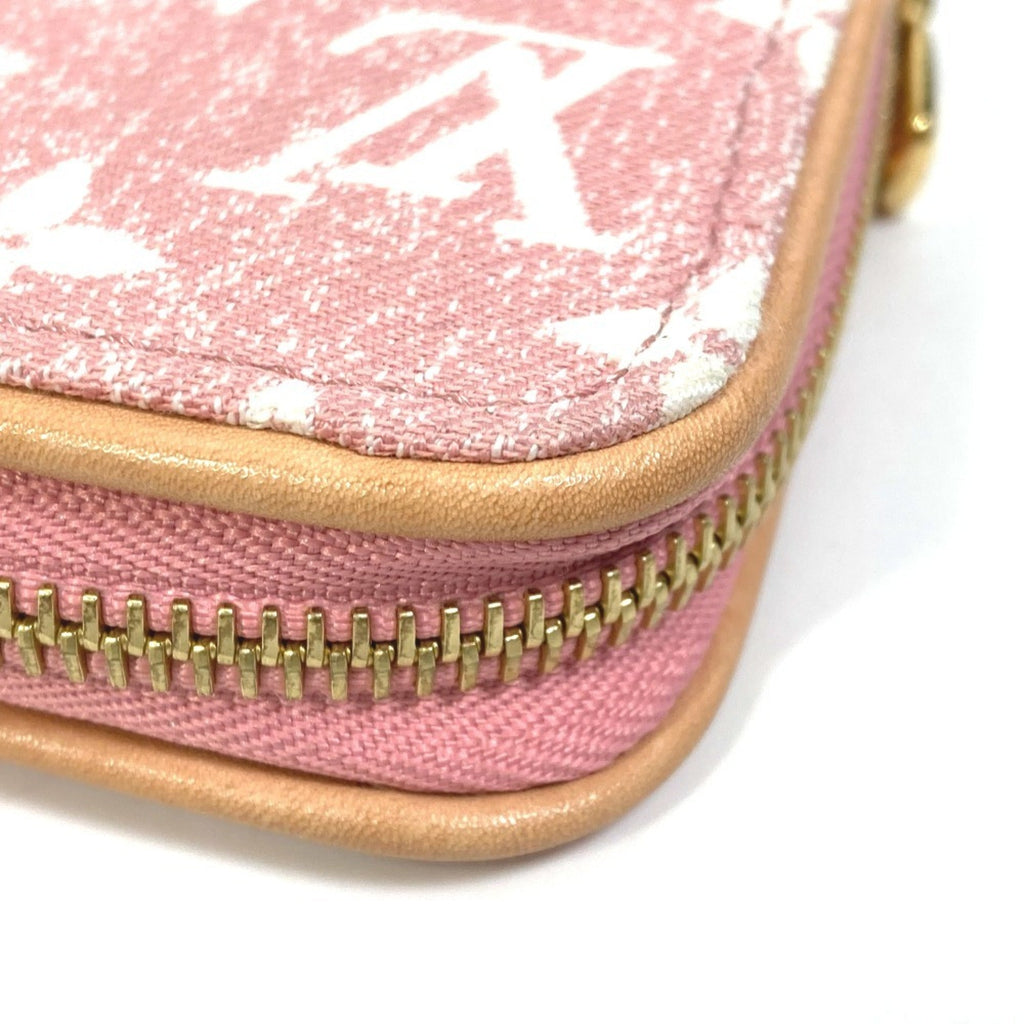 Louis Vuitton Monogram Denim Pink Monogram Denim Long Wallet