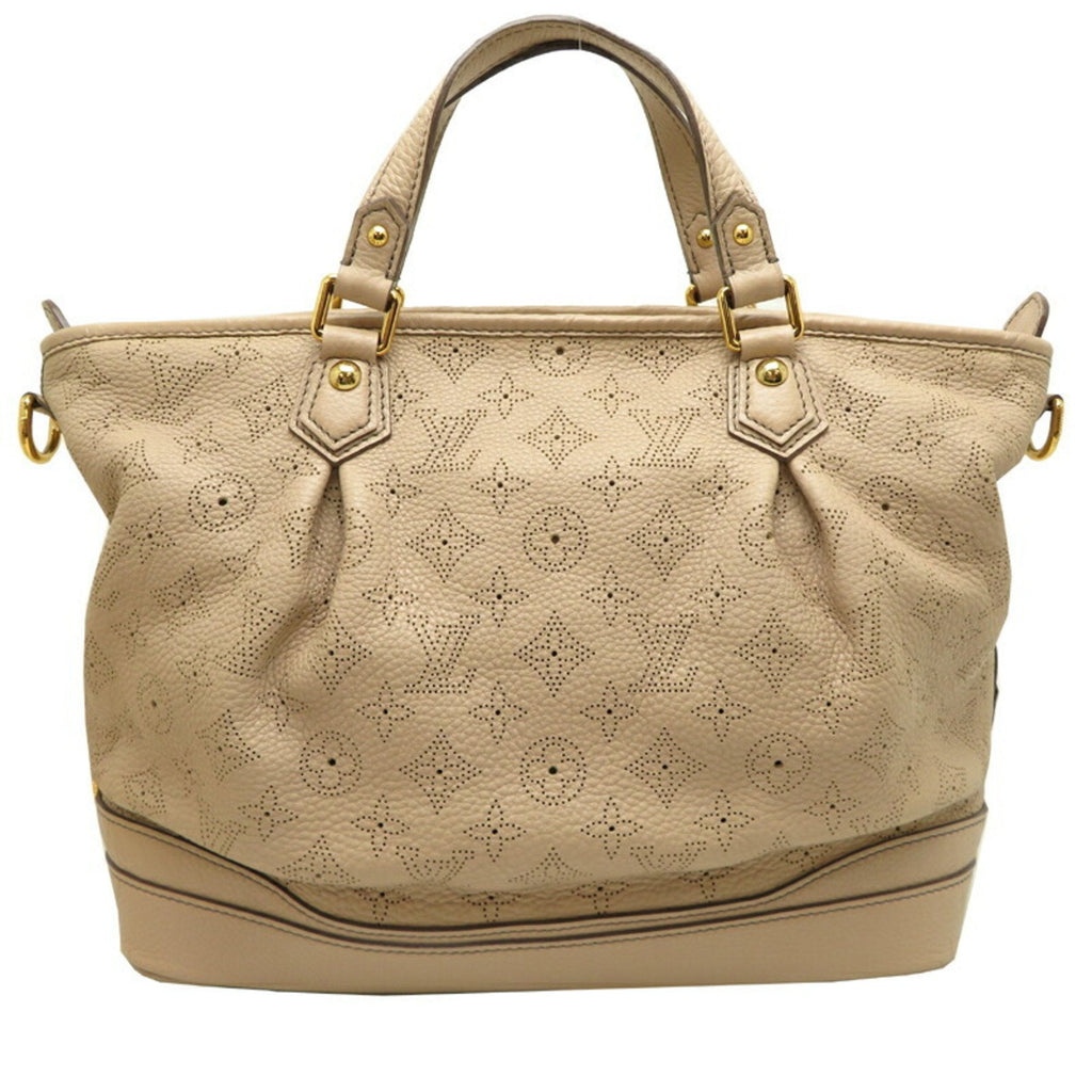 Louis Vuitton Beige Monogram Leather Handbag